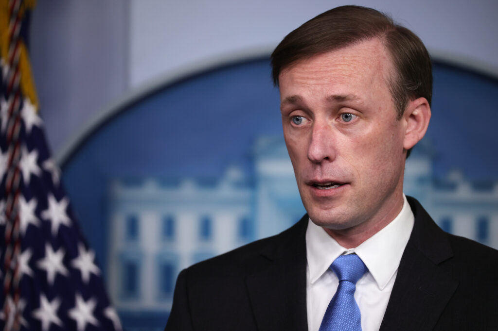 White House national security adviser Jake Sullivan, seen here during a press briefing on Feb. 4, told CBS the World Health Organization has more work to do to get to the bottom of where the coronavirus emerged. White House national security adviser Jake Sullivan, seen here during a press briefing on Feb. 4, told CBS the World Health Organization has more work to do to get to the bottom of where the coronavirus emerged. (Chip Somodevilla/Getty Images)