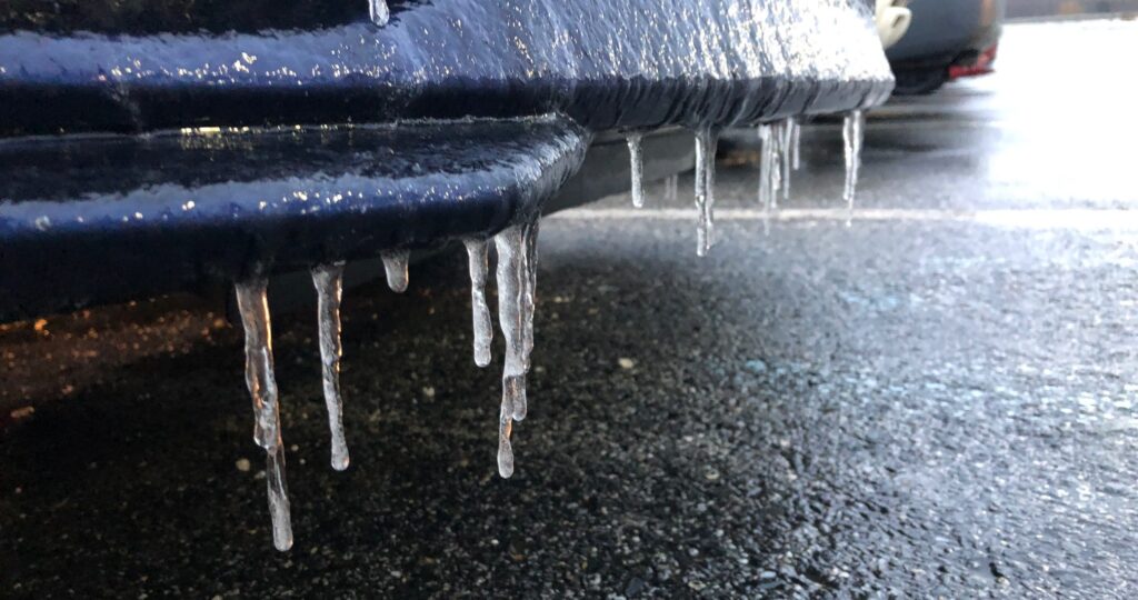 icy_car_JR_smith_NBC10 Ice coats a car in Christiana, Del.