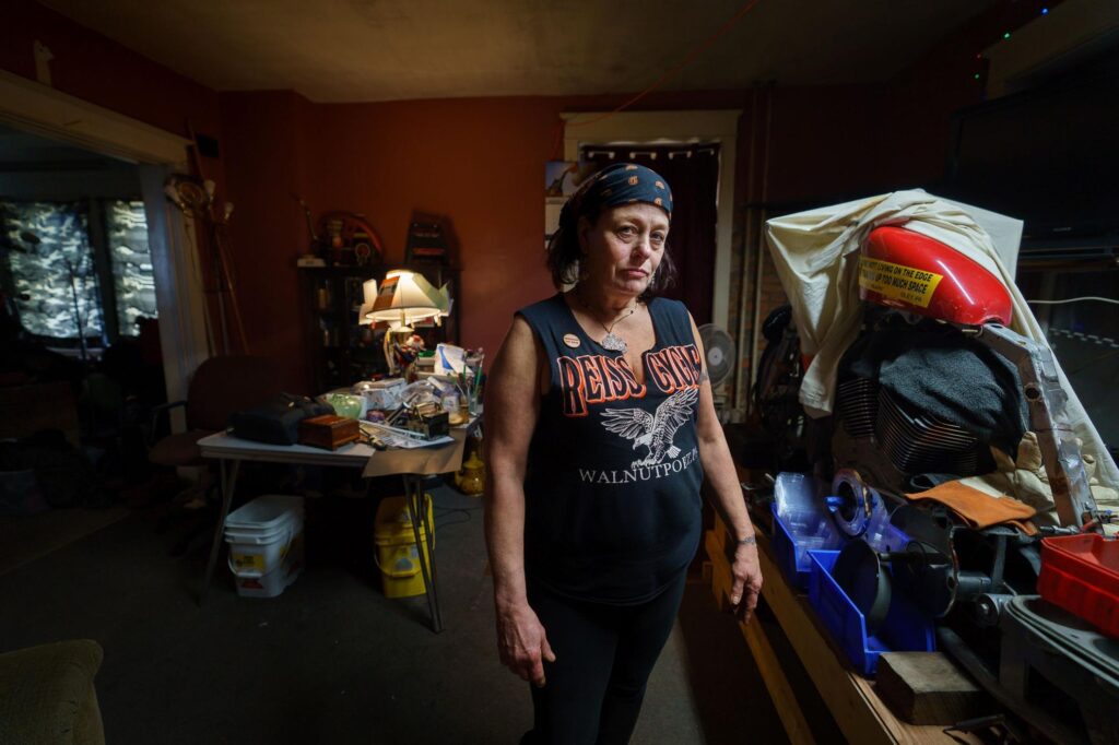 sandra_huffman_PA_inky_020121_02 Sandra Huffman, shown here at her home in East Greenville, Pa.