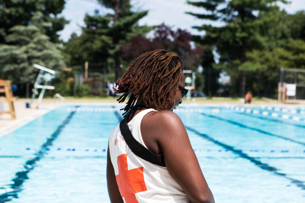 08_23_2017_PublicPools_BillyPenn-5 A lifeguard at Kelly Pool