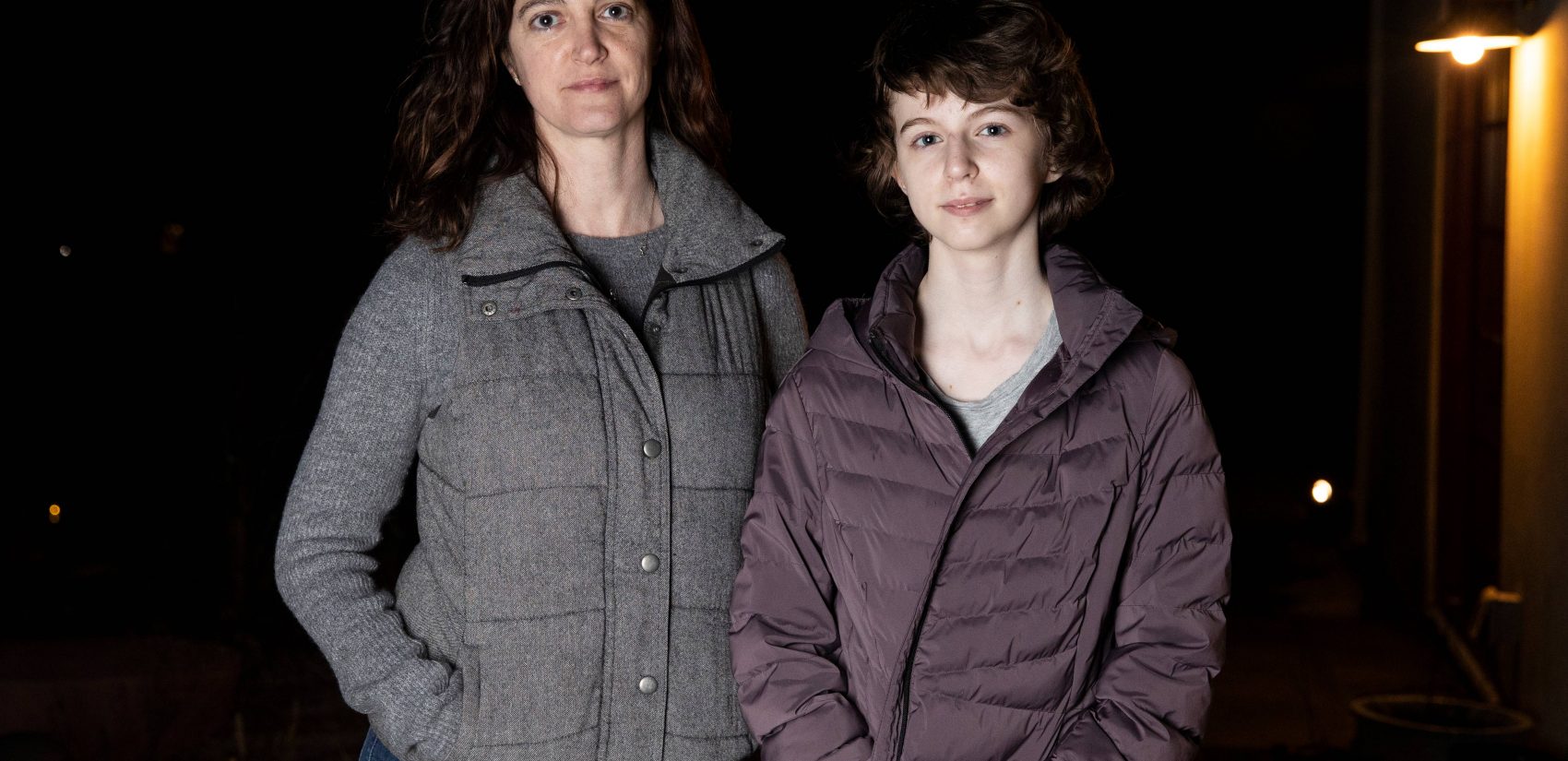 Kadi Schwinghammer (left) poses for a photo with her daughter Ava