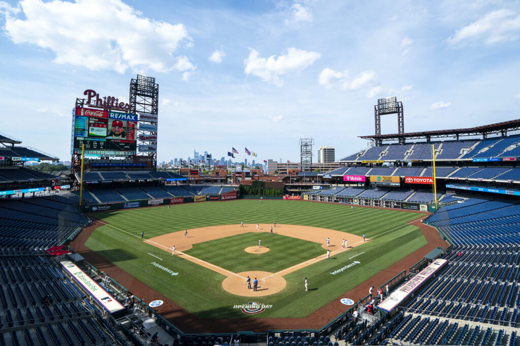 Marlins Phillies Baseball General view of Citizens Bank Park during a Phillies game