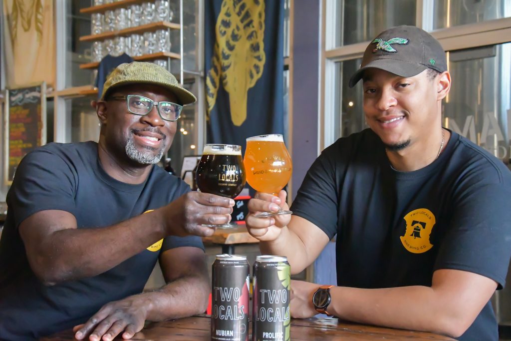 DSC_1954 Mengistu and Richard Koilor are the owners of Two Locals Brewing Company. (Courtesy of FCM Hospitality)