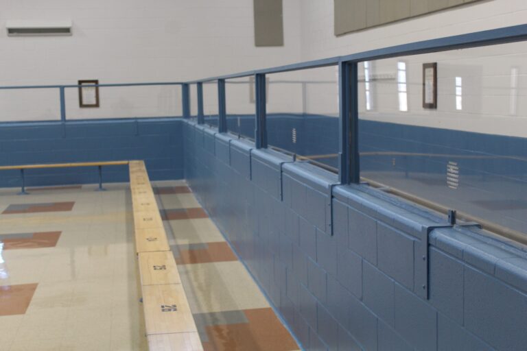 The visitation room at James T. Vaughn Correctional Center (State of Delaware)