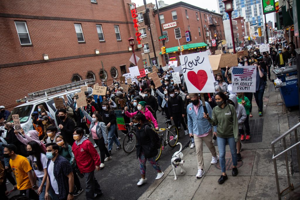 IMG_9566 Philadelphians march in solidarity against violence directed at Asian Americans
