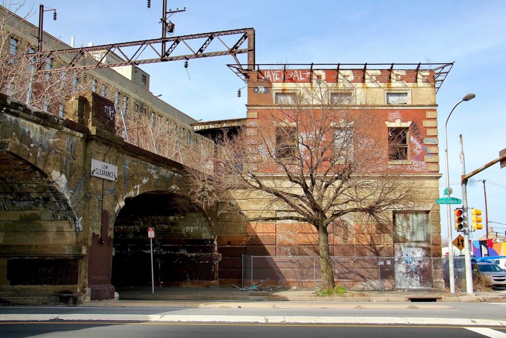 Spring Garden Station The owner of the former Spring Garden train station, once a stop on the Reading Railroad, filed for permits to demolish the historic structure. (Emma Lee/WHYY)