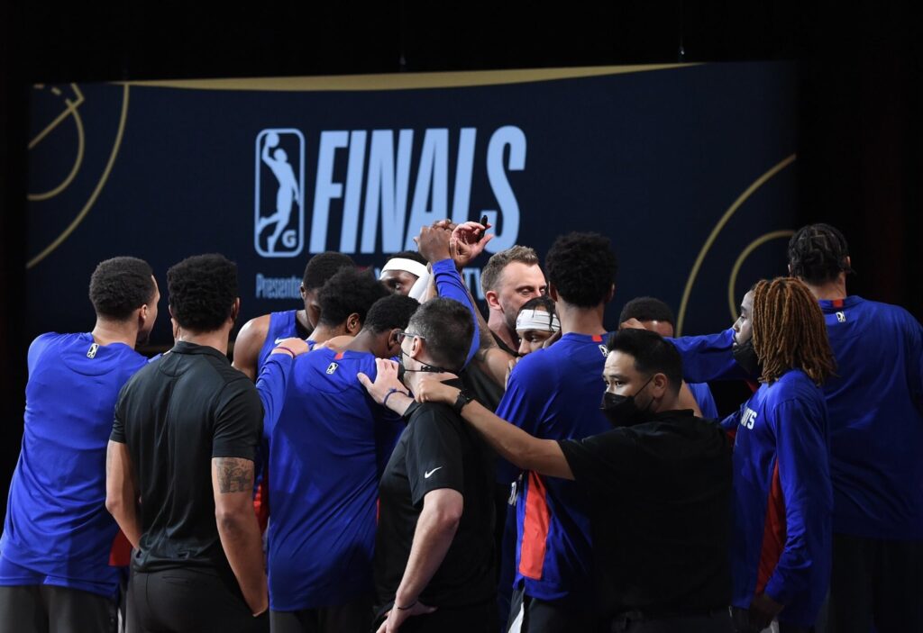 blue coats Delaware Blue Coats lost the G-League championship game in Orlando, Florida 97-78 on March 11, 2021. (Blue Coats/Twitter)