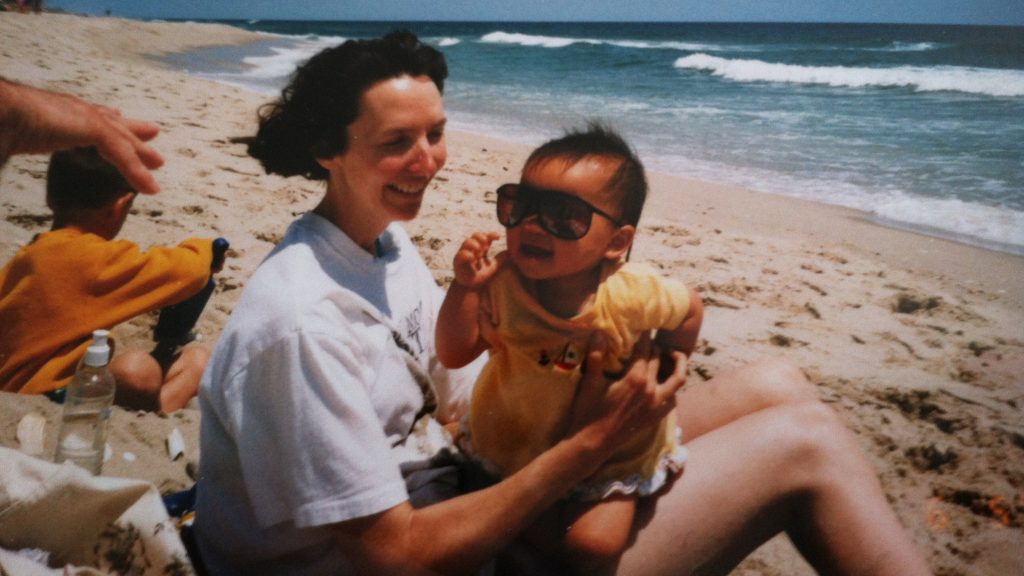 Emma LeMay, now 22, with her mother at the Jersey shore. LeMay, adopted from Chongqing China, was raised in Vermont and now lives in Atlanta. Emma LeMay, now 22, with her mother at the Jersey shore. LeMay, adopted from Chongqing China, was raised in Vermont and now lives in Atlanta. (Emma LeMay)