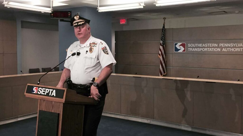 SEPTA Police Chief Thomas Nestel (WHYY file photo) 