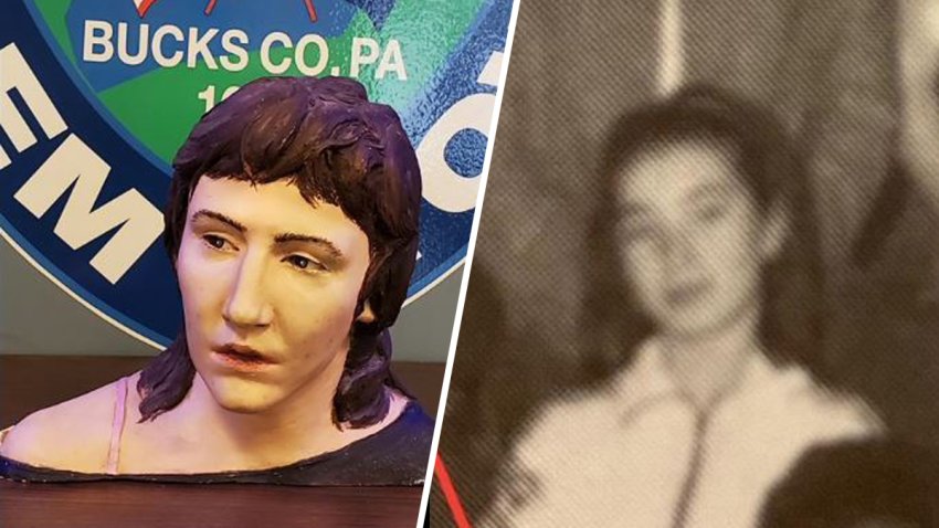 split-mar9 L to R: A forensic sculpture of Lisa Todd. A high school photo of Lisa Todd. (NBC10)