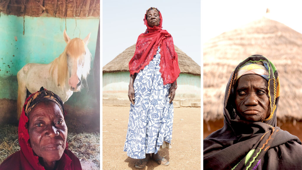 Three of the women who sing about their plight — and their hopes — on the album I've Forgotten Now Who I Used To Be. Their names are withheld to protect their physical safety because they have been accused of witchcraft. (Marilena Umuhoza Delli)