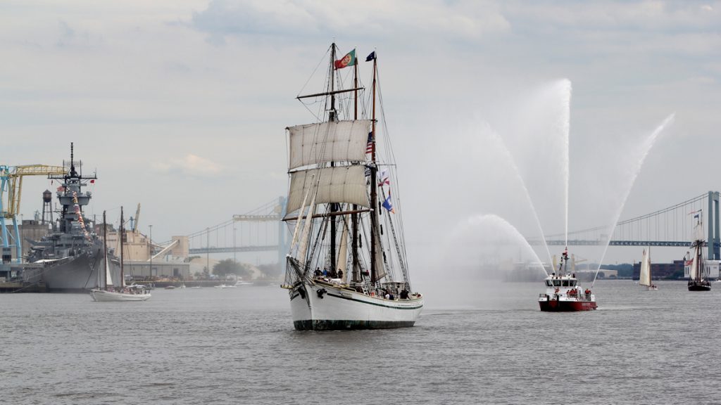 2015 06 25-e lee-philadelphia delaware river-tall ships gazela The Gazela is pictured in Philly in June 2015