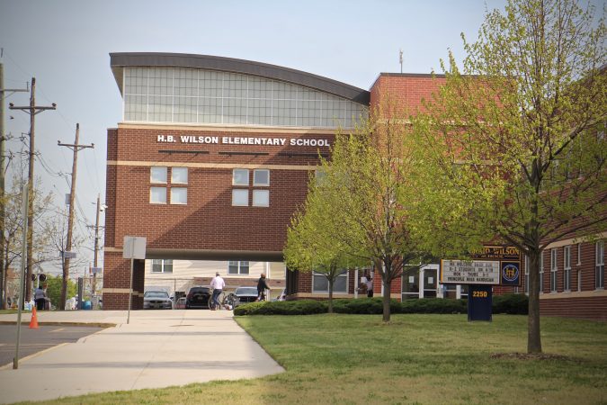 The exterior of H.B. Wilson Elementary School