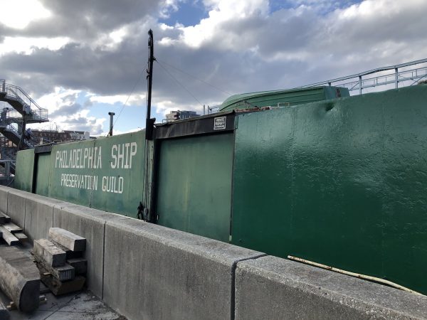 Poplar Barge, the workshop and foundry for Gazela.