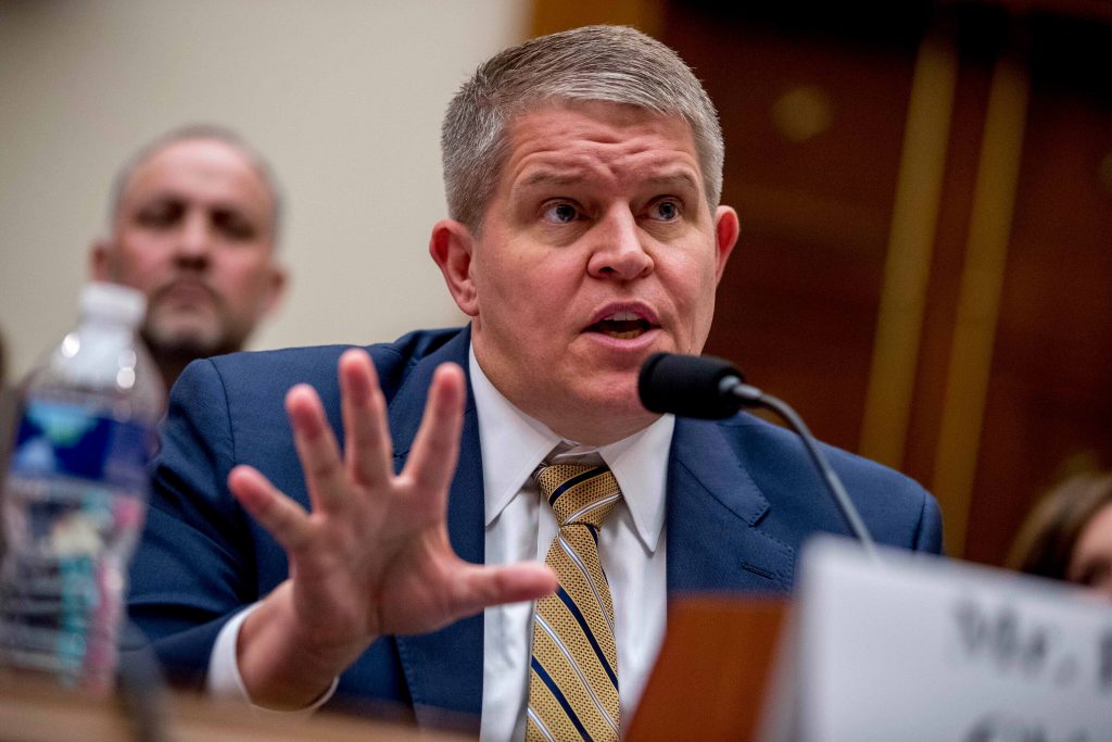 David Chipman In this Sept. 25, 2019, file photo Giffords Law Center Senior Policy Advisor David Chipman speaks at a House Judiciary Committee hearing on assault weapons on Capitol Hill in Washington. (AP Photo/Andrew Harnik)