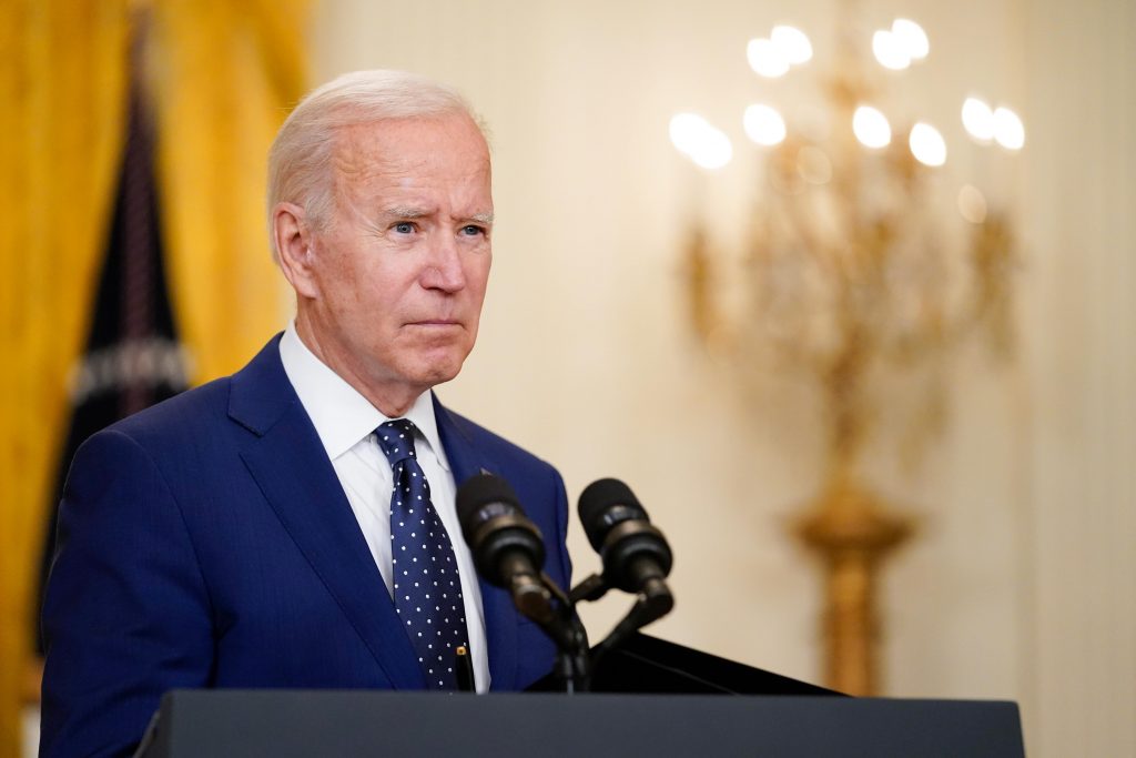 Joe Biden In this April 15, 2021, file photo President Joe Biden speaks about Russia in the East Room of the White House in Washington. In recent days, Biden has piled new sanctions on Russia, announced he would withdraw all U.S. troops from Afghanistan in less than five months and backed away from a campaign promise to sharply raise refugee admission caps. (AP Photo/Andrew Harnik, File)