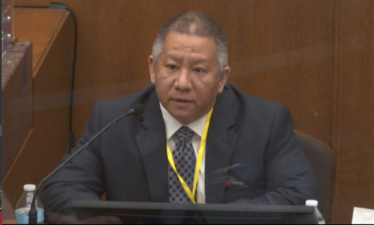 Minneapolis Police Crisis Intervention Coordinator Ker Yang testifies