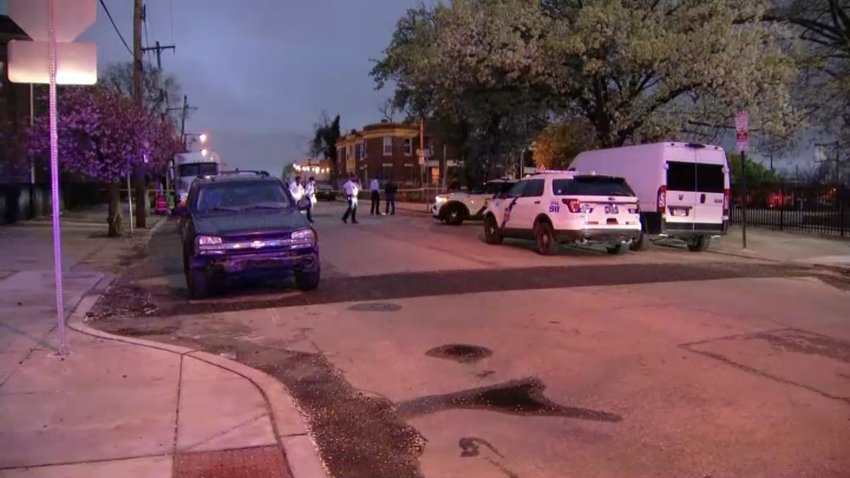 West-Philly-Triple-Shooting The shooting occurred Wednesday night on the 5300 block of Baltimore Avenue. (NBC10)
