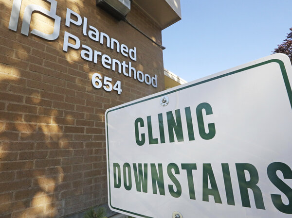 Trump Family Planning A sign is displayed at Planned Parenthood of Utah in Salt Lake City