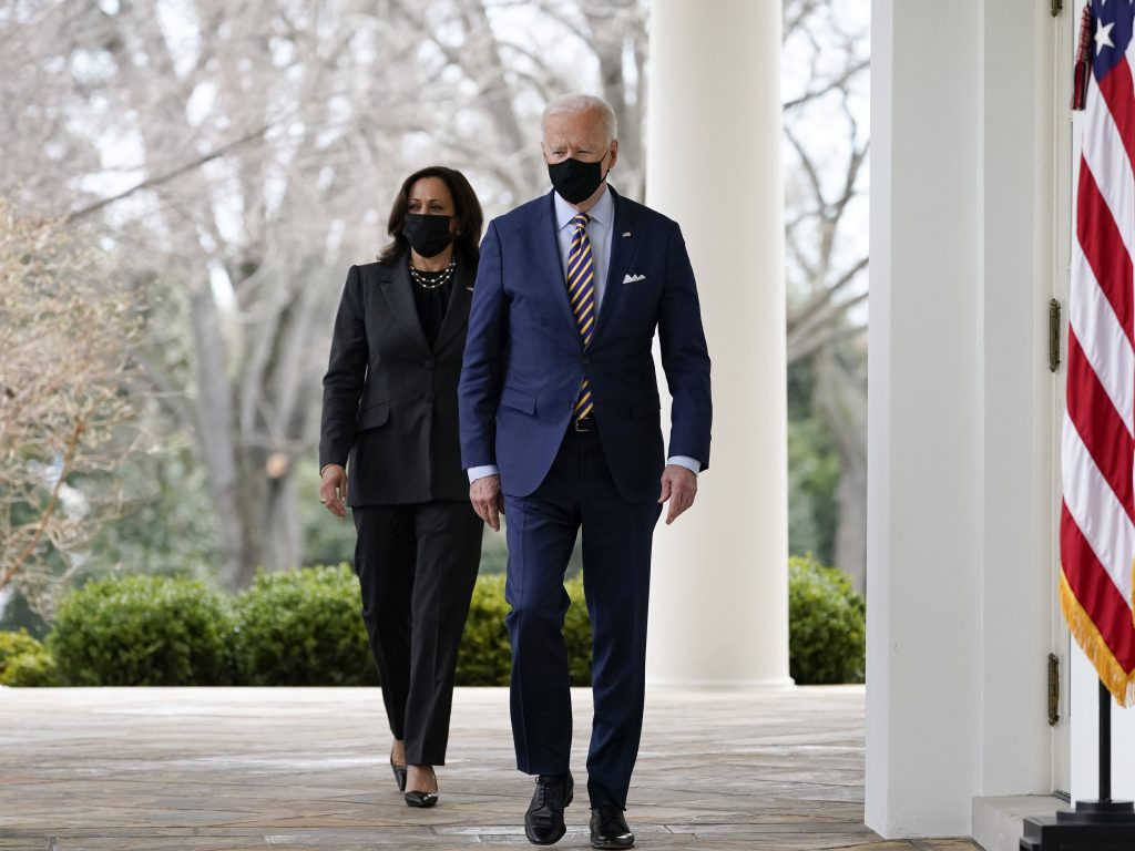 President Biden and Vice President Harris plan to speak to the nation following Tuesday's guilty verdict in the trial of former Minneapolis police officer Derek Chauvin for George Floyd's death. (Alex Brandon/AP Photo)