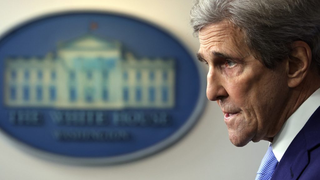 Special Presidential Envoy for Climate John Kerry tells NPR that the U.S., China and other major emitters aren’t doing enough to stem climate change. Special Presidential Envoy for Climate John Kerry tells NPR that the U.S., China and other major emitters aren't doing enough to stem climate change. (Alex Wong/Getty Images)
