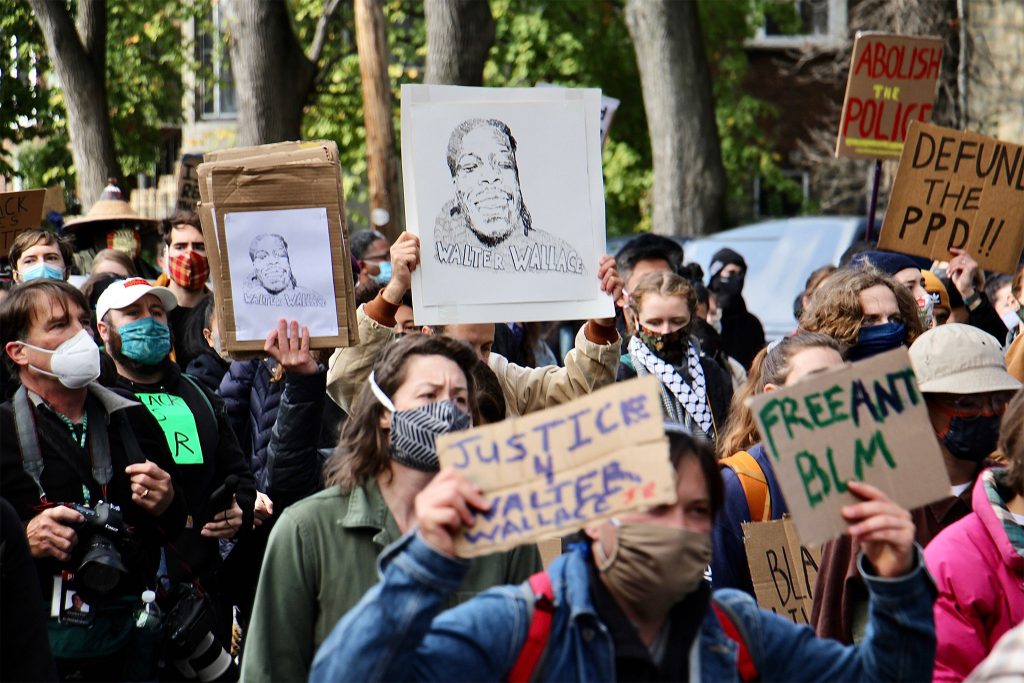 walterwallace-justiceprotestmarch Protesters marched in West Philadelphia after police killed Walter Wallace Jr. while responding to a 911 call