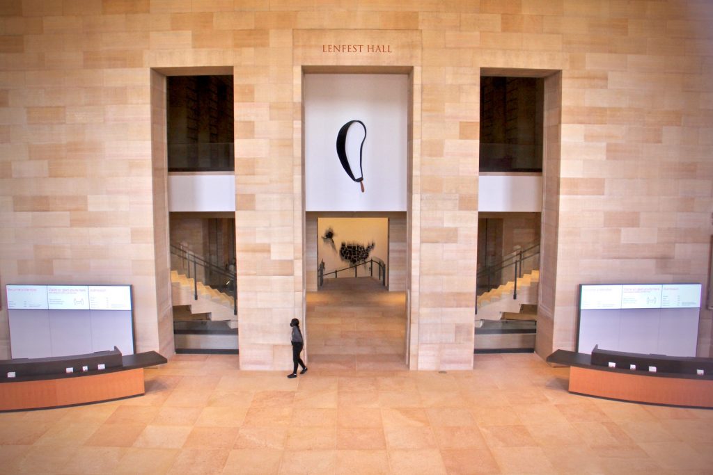 2021 05 06-e lee-philadelphia museum of art-lenfest hall 1 Redesigned Lenfest Hall at the Philadelphia Museum of Art West Entrance opens onto a soaring event space and new galleries. (Emma Lee/WHYY)