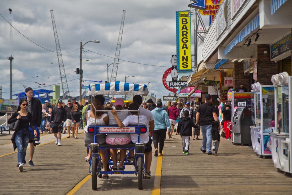 2021-05-31-k-paynter-wildwood-memorial-day-2021-11 Crowds are pictured on the boardwalk in Wildwood