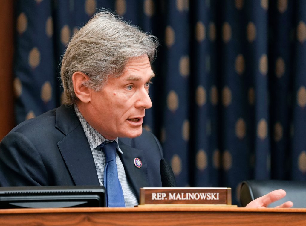 Congress Stock Trading In this March 10, 2021, file photo, Rep. Tom Malinowski, D-N.J., speaks during a hearing on Capitol Hill in Washington. (Ken Cedeno/Pool via AP)