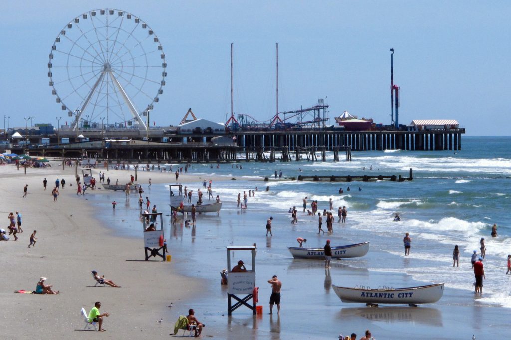 Atlantic City Improvement Plan The Atlantic City, N.J. beachfront