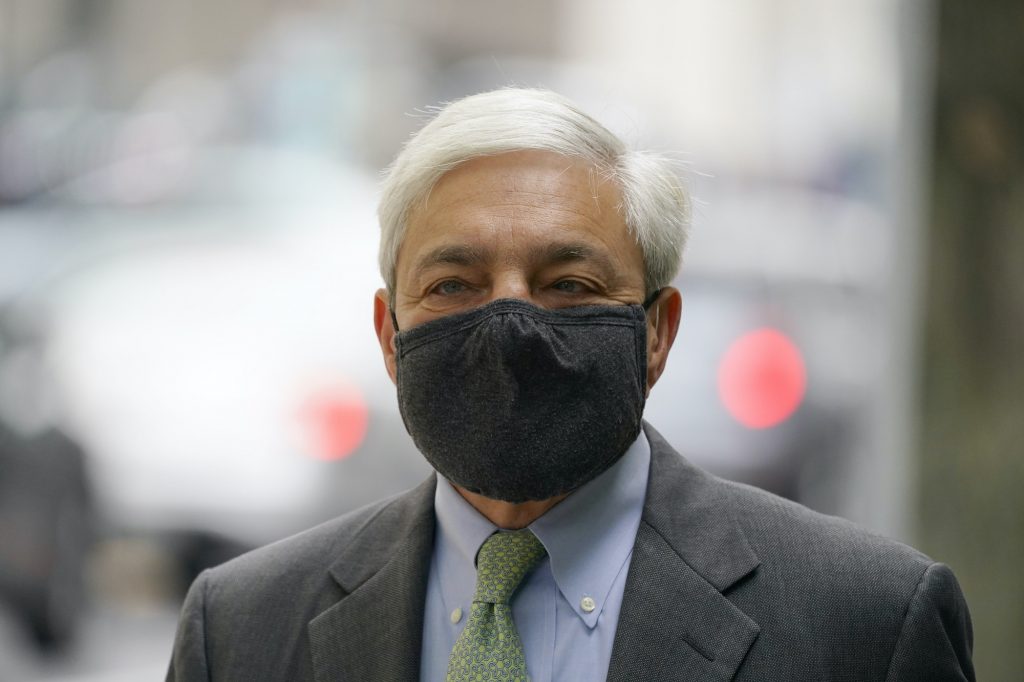 Graham Spanier Former Penn State President Graham Spanier arrives for a hearing at the Dauphin County Courthous