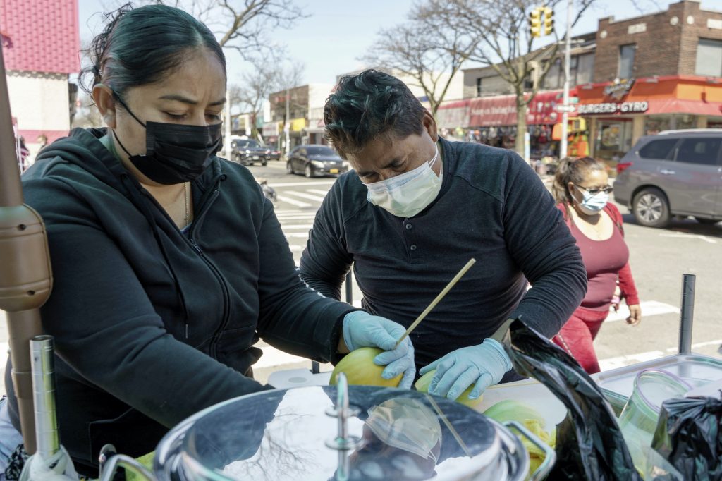 Wage Theft Ruth and Arturo work at their fruit stand