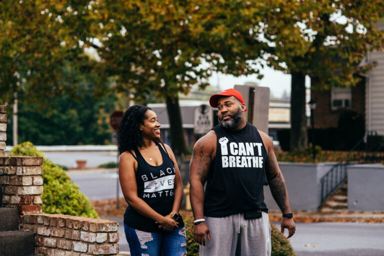 Amanda Davis-Buie & Jamari Davis In this October 2020 file photo, Jamari Davis and his sister Amanda Davis-Buie, both Lebanon County residents, are pictured. They voted for former Vice President Joe Biden in the 2020 election. (Dani Fresh for Keystone Crossroads)