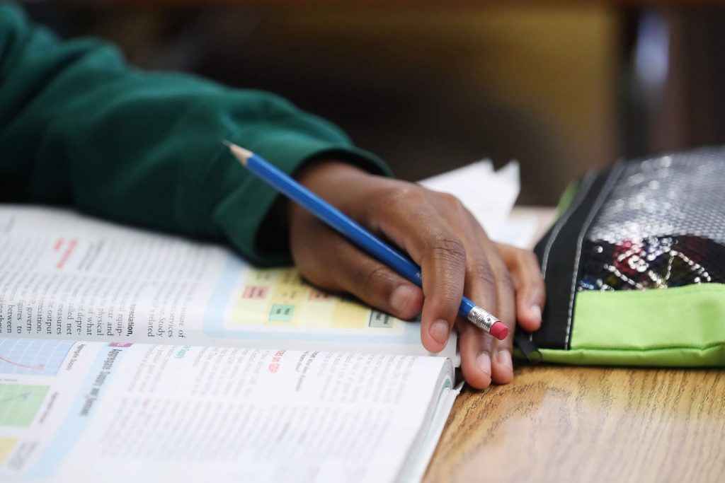 Memphis_Hillcrest High School Philadelphia will not use standardized testing to determine admissions to selective middle and high schools for the 2022-23 year. (Karen Pulfer Focht for Chalkbeat)