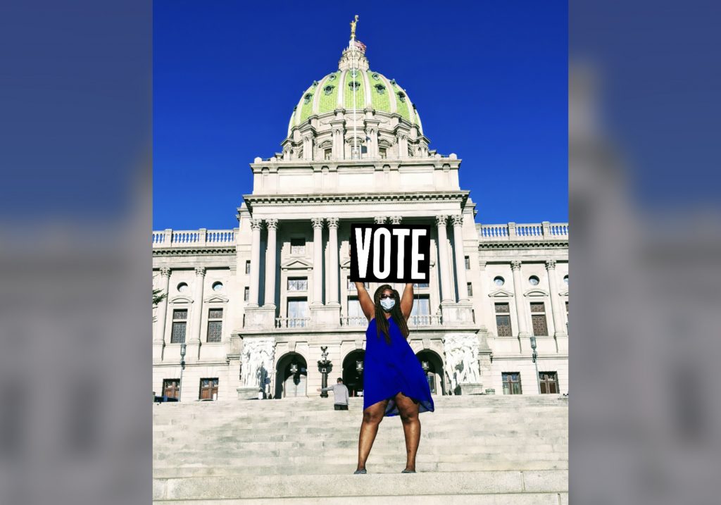 Winnie Okello is working to engage people in Harrisburg around issues like Harrisburg's comprehensive plan. (Courtesy of Winnie Okello)