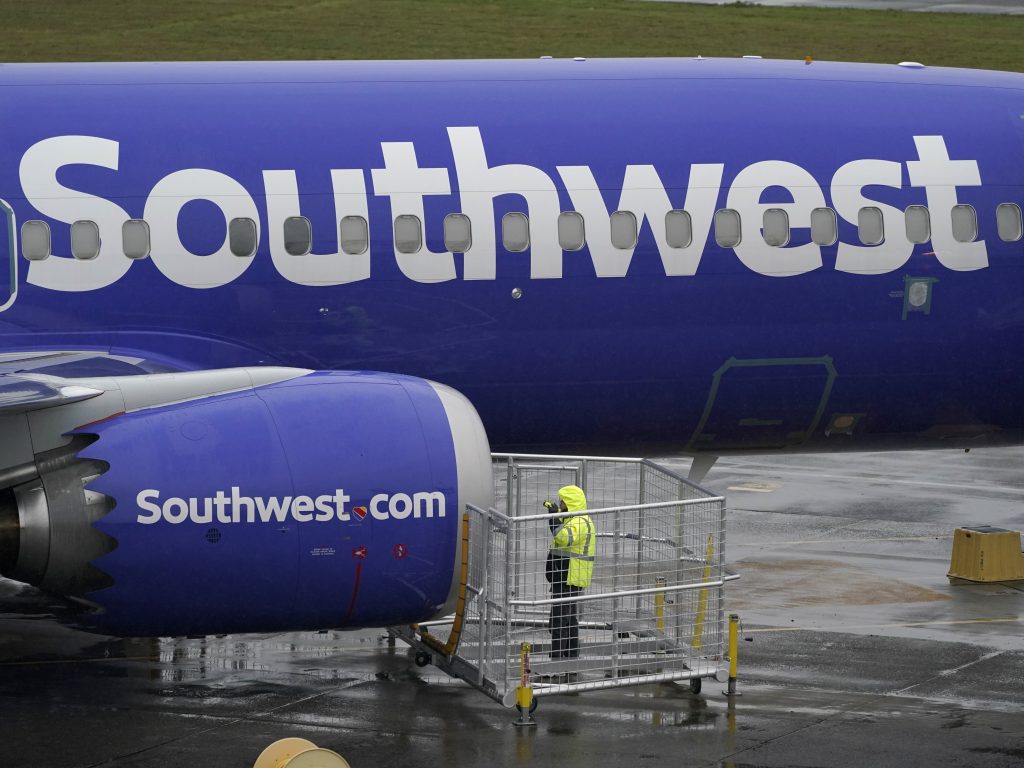 A Southwest Airlines plane, seen in November 2020. A flight attendant for Southwest was allegedly struck by a passenger and lost two teeth in the latest in a rash of violent attacks on planes. A Southwest Airlines plane, seen in November 2020. A flight attendant for Southwest was allegedly struck by a passenger and lost two teeth in the latest in a rash of violent attacks on planes. (Ted S. Warren/AP)