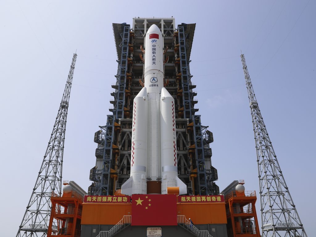“We’re tracking it. We’re following it as closely as we can. It’s just a little too soon right now to know where it’s going to go or what if anything can be done about that,” a U.S. Space Command spokesman told reporters.