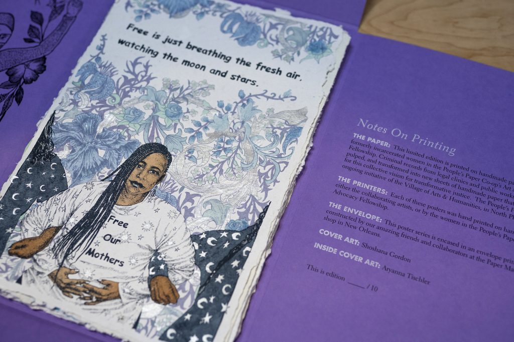 One of 10 limited edition posters created to raise money for the Black Mama's Day Bailout project