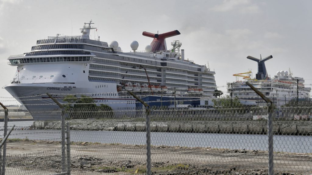 Carnival Cruise Line ships docked at the Port of Tampa in Tampa, Fla., in March 2020 following the CDC coronavirus No Sail Order. A Celebrity Cruises ship has received CDC permission to operate the first cruise from a U.S. port since the No Sail Order. Carnival Cruise Line ships docked at the Port of Tampa in Tampa, Fla., in March 2020 following the CDC coronavirus No Sail Order. A Celebrity Cruises ship has received CDC permission to operate the first cruise from a U.S. port since the No Sail Order. (Chris O'Meara/AP Photo)