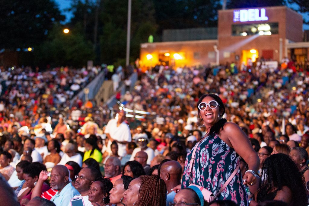 dell_music_center_philly_072618 Attendees are pictured at the Dell Music Center