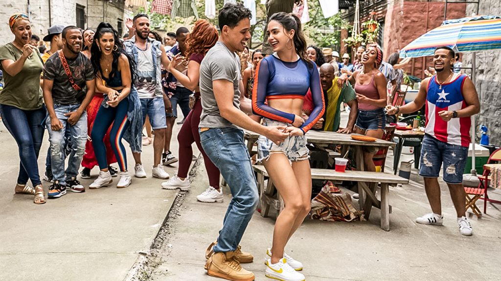 Melissa Barrera and Anthony Ramos in In the Heights