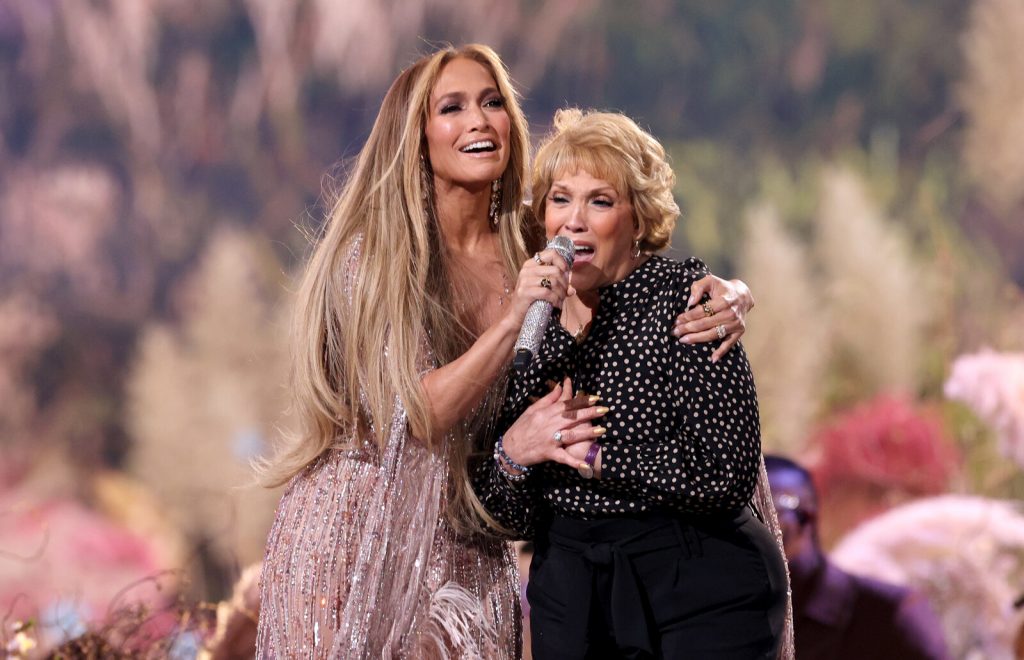 Global Citizen VAX LIVE: The Concert To Reunite The World Jennifer Lopez and her mother Guadalupe Rodríguez perform onstage