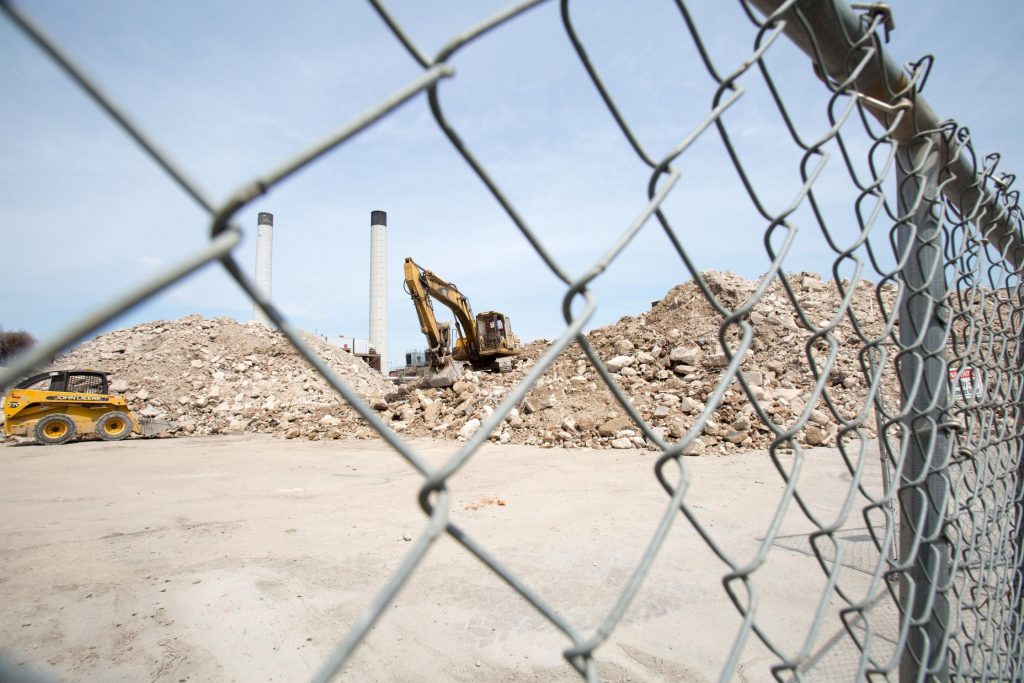 The former Patriot-News building at 1812 Market St., shown here after demolition