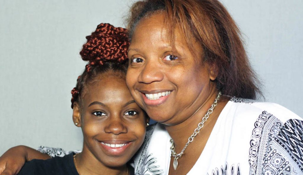 When Jade Rone, left, was first taken into Stacia Parker’s care, she kept her feelings to herself. At their StoryCorps interview in Philadelphia in June 2019, Parker told her, “I was trying to develop your voice.” When Jade Rone, left, was first taken into Stacia Parker's care, she kept her feelings to herself. At their StoryCorps interview in Philadelphia in June 2019, Parker told her,