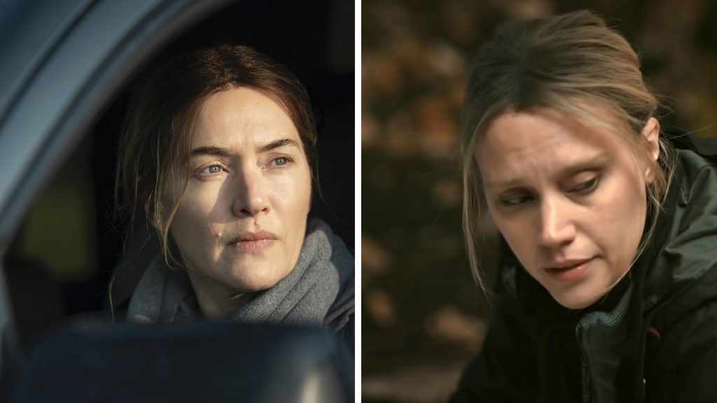 snl-winslet-mckinnon-mareeasttown Kate Winslet in