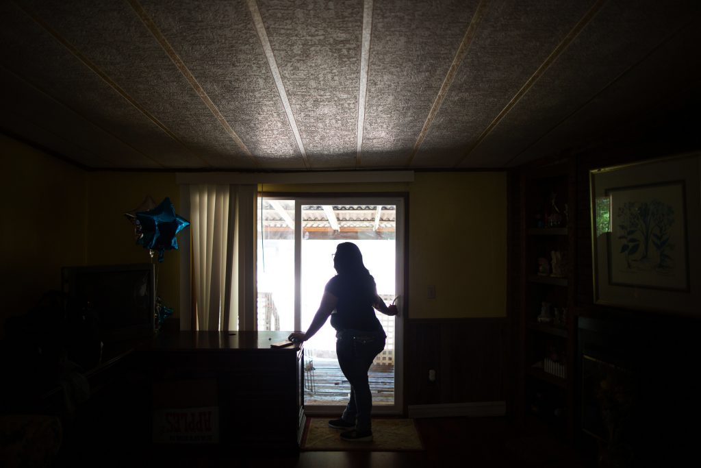 Could be: Ms. A.B. is seeking asylum in the U.S. after suffering more than a decade of domestic violence in El Salvador. Attorney General Merrick Garland is vacating controversial legal decisions his predecessors issued in her case. Could be: Ms. A.B. is seeking asylum in the U.S. after suffering more than a decade of domestic violence in El Salvador. Attorney General Merrick Garland is vacating controversial legal decisions his predecessors issued in her case. (Kevin D. Liles for NPR)