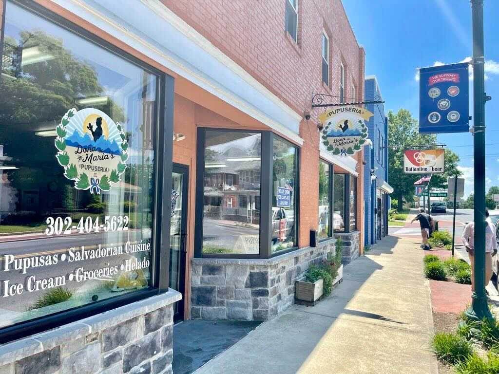 Image from iOS Owner of Salvadorian cuisine restaurant Doña Maria's Pupuserias in downtown Seaford Mira Aleman applied for COVID relief under the Payroll Protection Program, but was denied. (Johnny Perez-Gonzalez/WHYY)