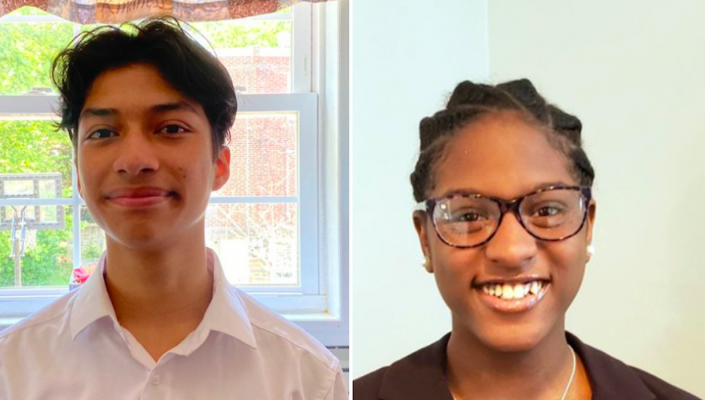 Screen Shot 2021-06-24 at 6.45.44 PM Armando Ortez, a rising senior at Northeast, and Rebecca Allen, a rising junior at Central, will begin serving as Student Board Reps for the 2021-22 school year. (Philadelphia Board of Education)