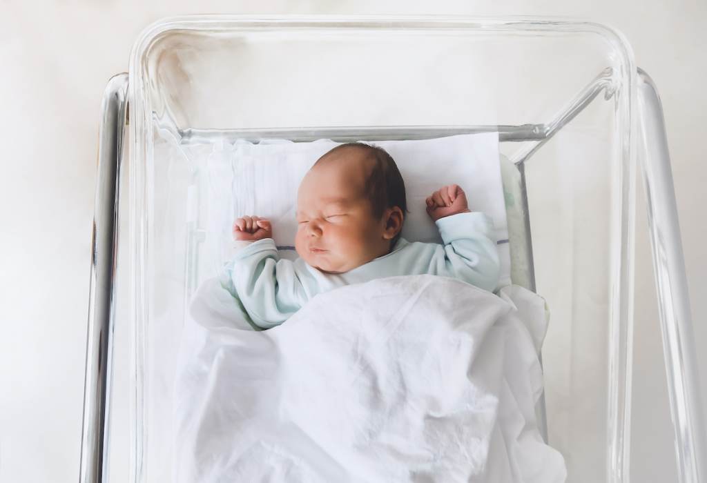 Sleeping newborn baby (Bigstock)