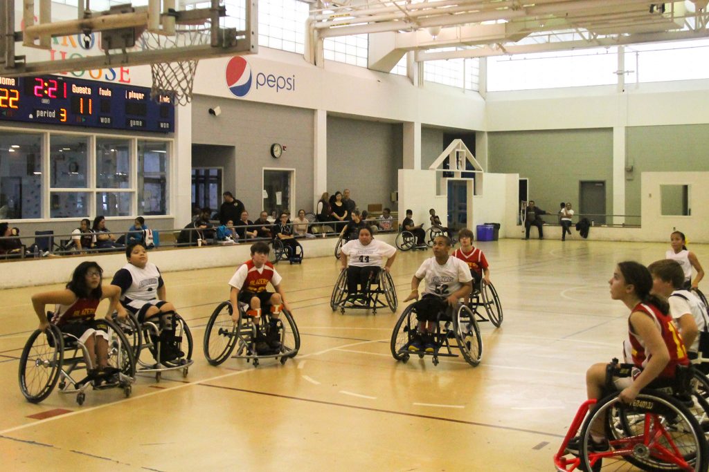 carouselhouse-wheelchair-basketball2 Players participate in the 19th annual Katie Kirlin Junior Wheelchair Basketball Tournament